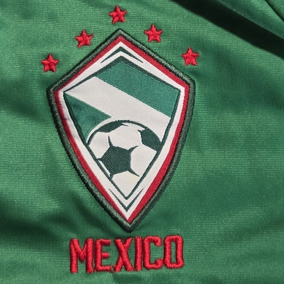 Sports Essentials 2014 Men's Team Mexico Soccer Track Jacket Green Size Medium - Picture 4 of 10